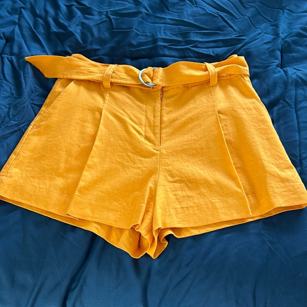 NINE WEST linen shorts - 12